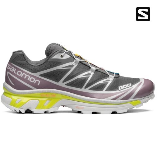 Dark Grey / Purple Salomon Xt-6 Men's Sneakers | PH 03894S